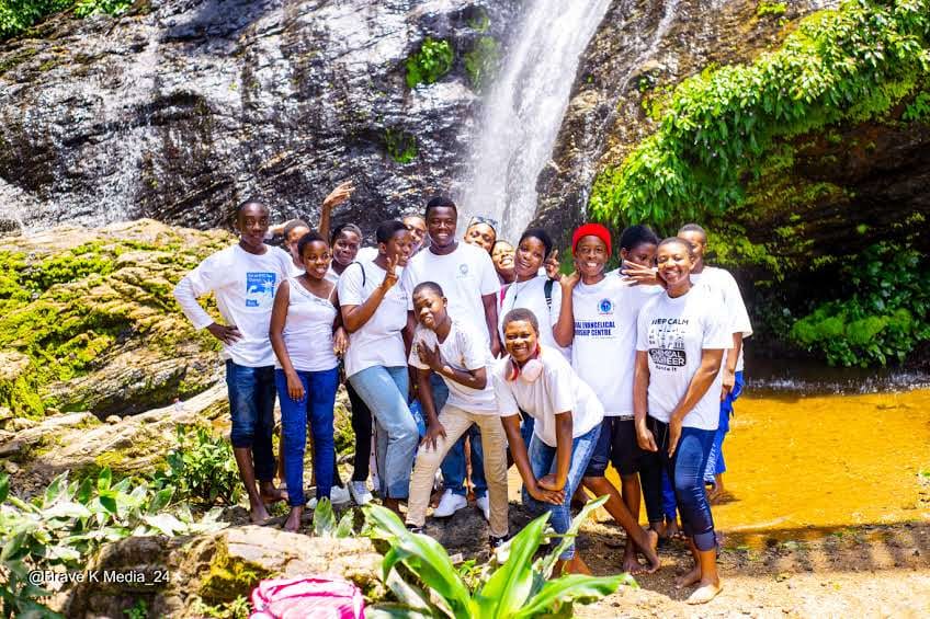Write for World Takes Creative Learning to Amedzofe Waterfalls